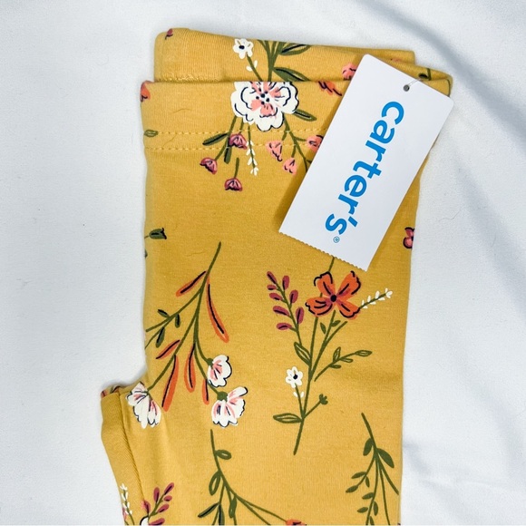 Carter’s | Toddler Girls’ Floral Leggings | 2T - Picture 5 of 7